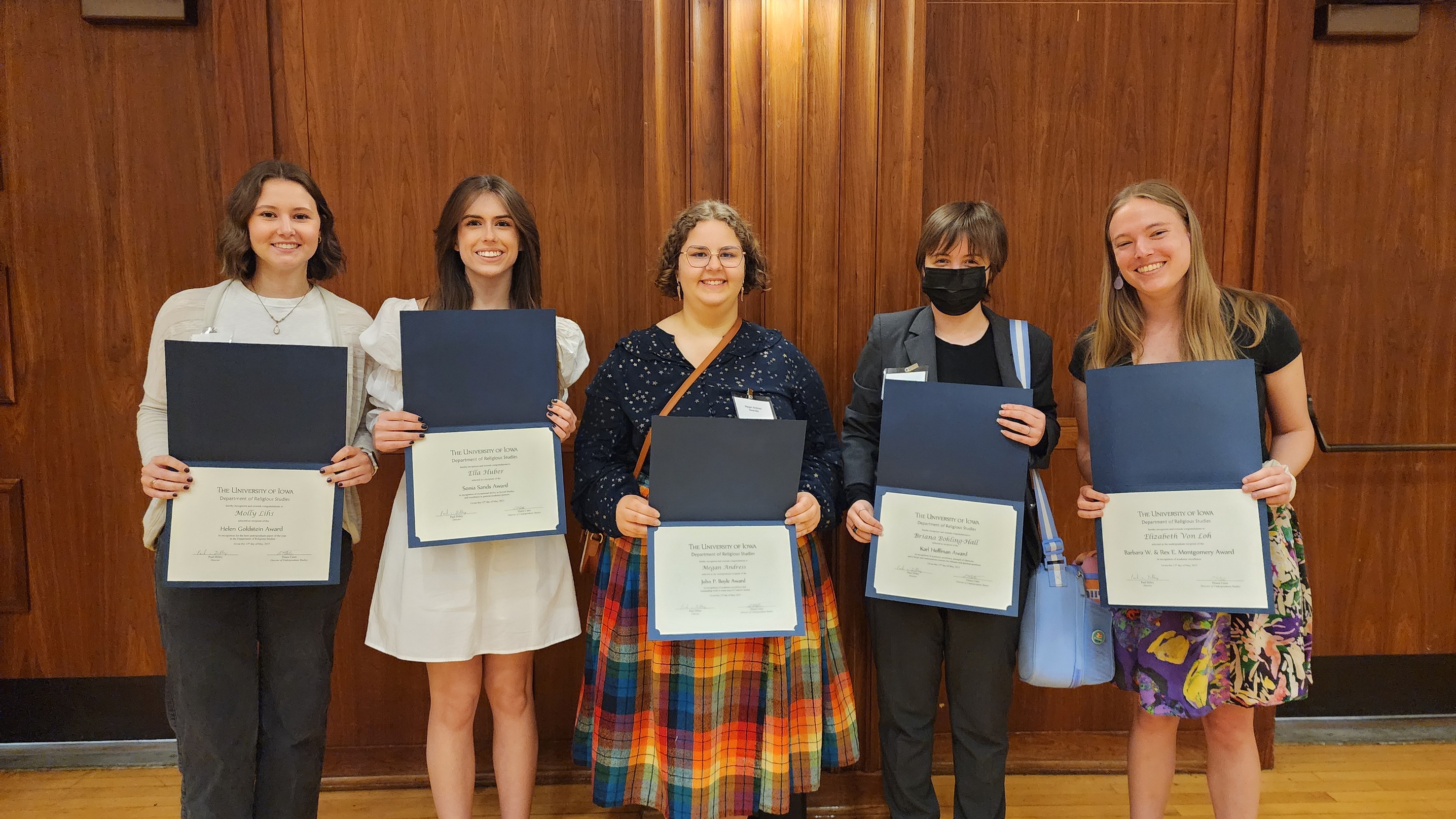 undergraduate awardees