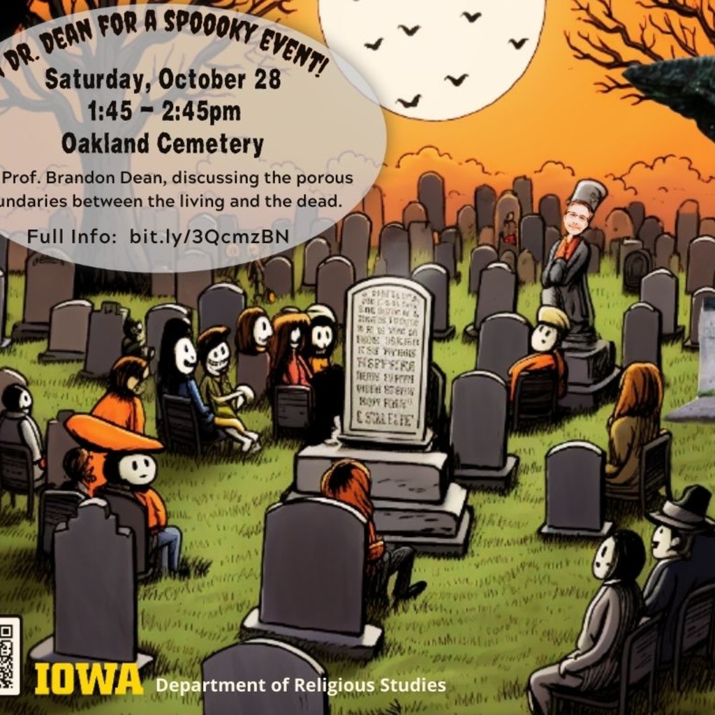 Join Prof. Brandon Dean for a Walk and Discussion Through the Cemetery promotional image