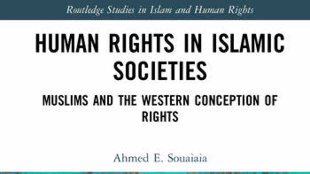 Dr. Suoaiaia Human Rights in Islamic Societies book